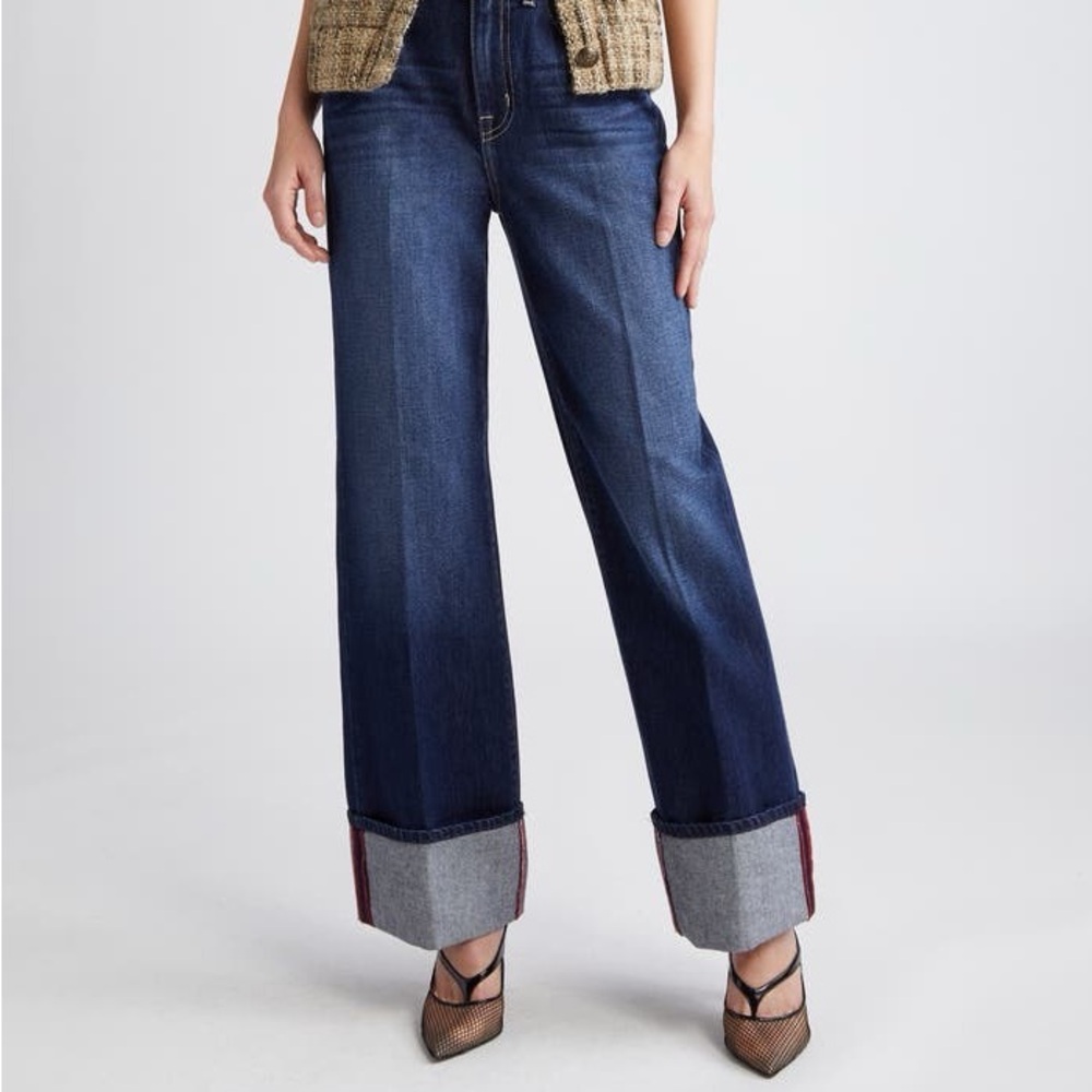 L’AGENCE Miley Ultra High Rise Wide Leg Jeans Size 30